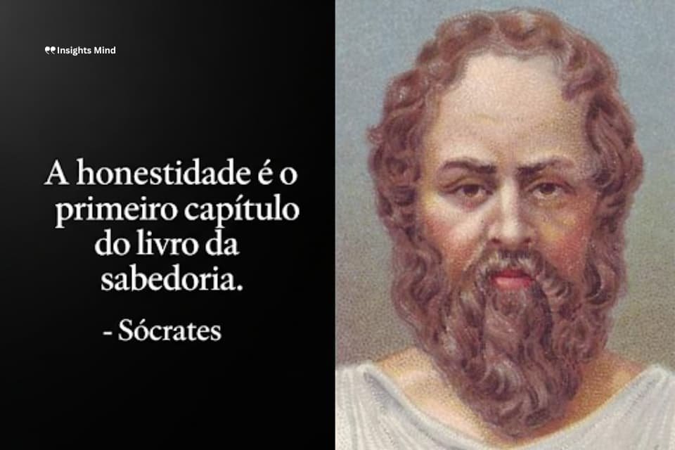 Frase de Sócrates sobre honestidade