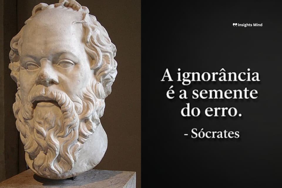 Frase de Sócrates sobre ignorância