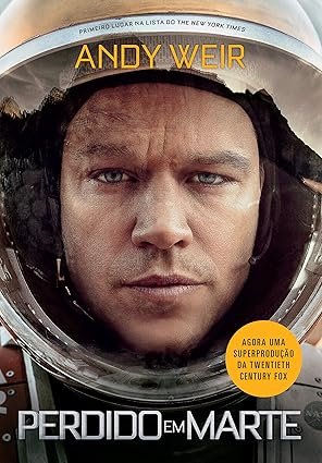 Capa do livro Perdido em Marte, de Andy Weir