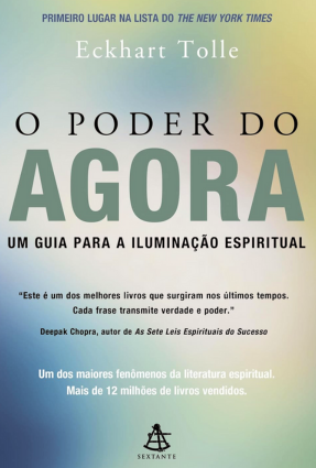 Capa do livro O Poder do Agora, de Eckhart Tolle