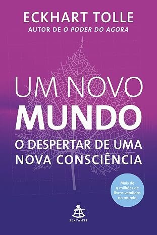Capa do livro Um Novo Mundo, de Eckhart Tolle